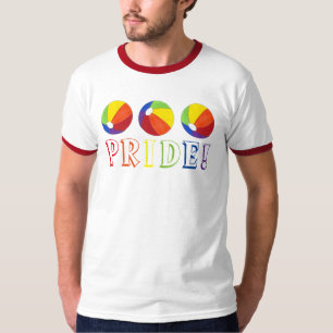 Pride Rainbow Beach Ball Beachball Summer Tee
