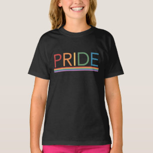 PRIDE Rainbow Black T-Shirt