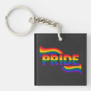 Pride Rainbow Celebration Key Ring