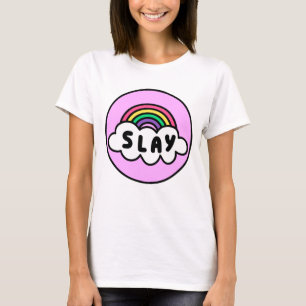 Pride- rainbow color with clouds. T-Shirt