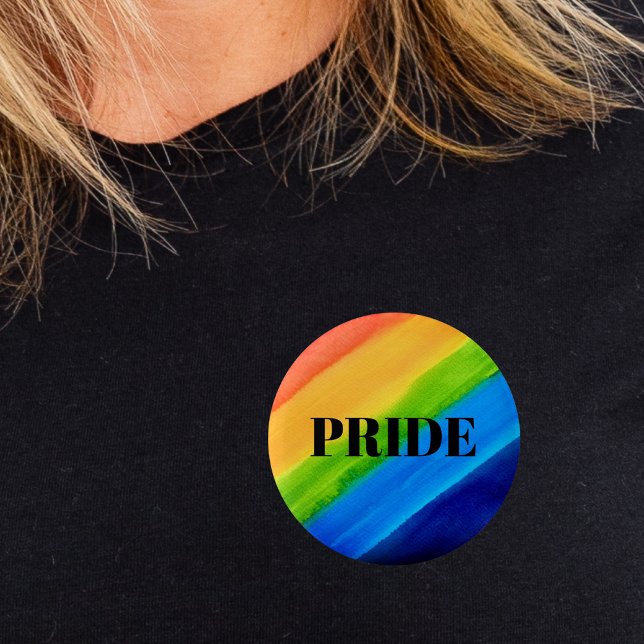 Pride Rainbow Colours 6 Cm Round Badge (Creator Uploaded)