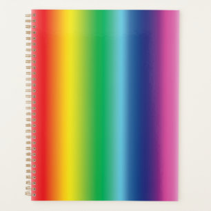 Pride rainbow colours gay flag pattern lgbt modern planner