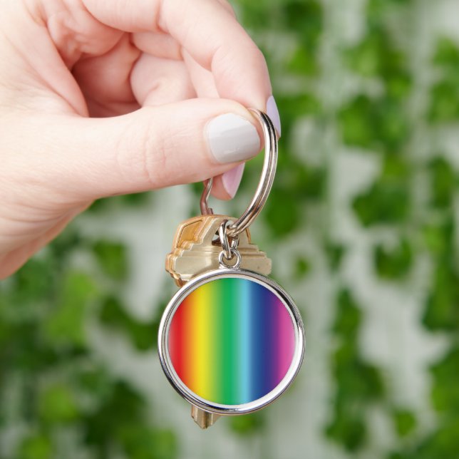pride rainbow colours -  keychain (Hand)