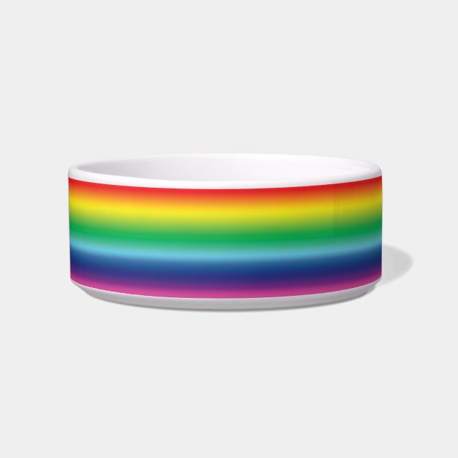 Pride rainbow colours lgbtq gay flag bowl (Front)
