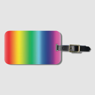 Pride rainbow colours lgbtq gay flag - luggage tag