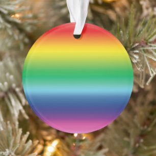 Pride rainbow colours lgbtq gay flag - ornament