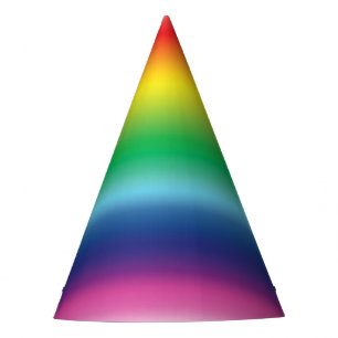 Pride rainbow colours lgbtq gay flag - party hat