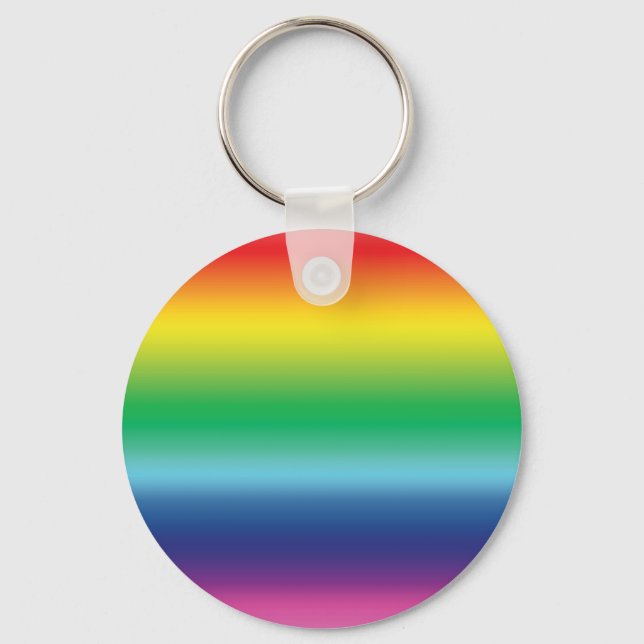 pride rainbow colours lgbtq lgbt flag -  keychain (Front)