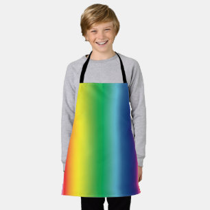 Pride rainbow colours lgbtq lgbt gay Flag pattern Apron