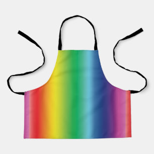 Pride rainbow colours lgbtq lgbt gay Flag pattern Apron