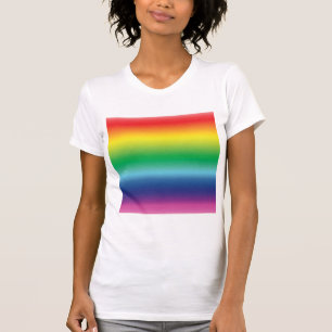 Pride rainbow colours lgbtq lgbt gay flag pattern T-Shirt