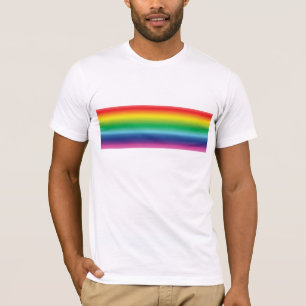 Pride rainbow colours lgbtq lgbt gay flag pattern T-Shirt