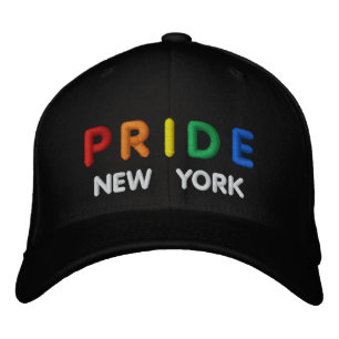 PRIDE Rainbow Embroidered Hat