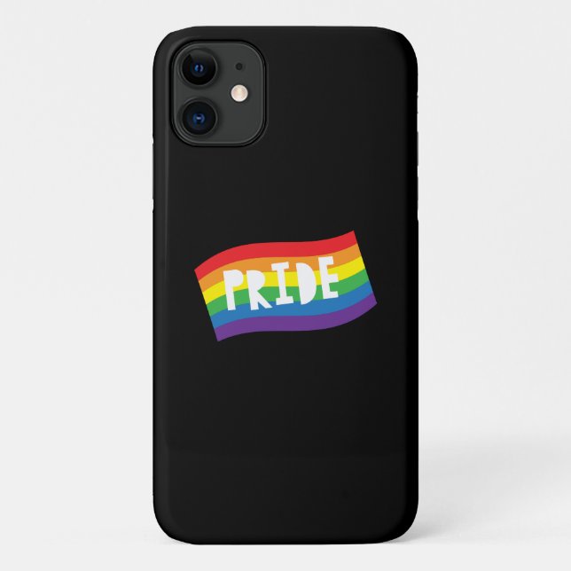 Pride Rainbow Flag Case-Mate iPhone Case (Back)