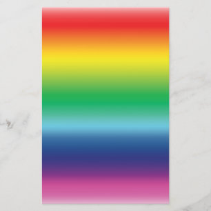 pride rainbow flag colours lgbt stationery