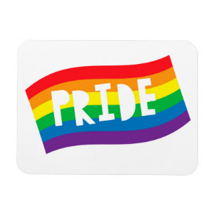 Pride Rainbow Flag Magnet