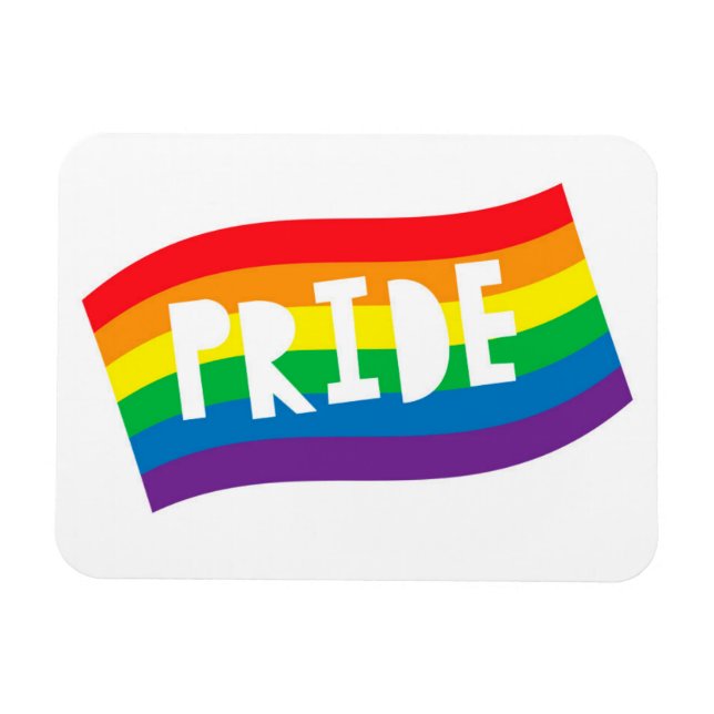 Pride Rainbow Flag Magnet (Horizontal)