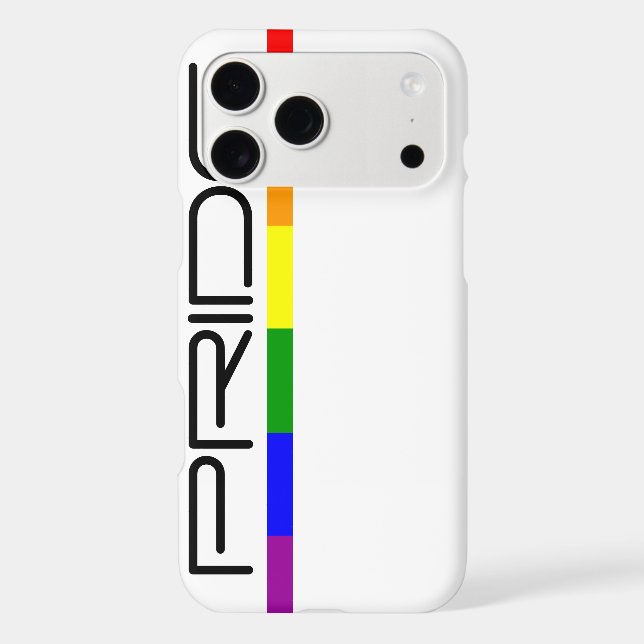 Pride Rainbow Flag Modern and Sleek Pride Design (Back)