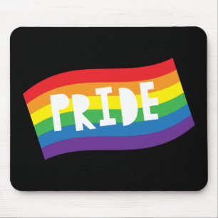Pride Rainbow Flag Mouse Mat