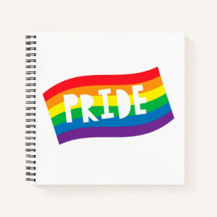 Pride Rainbow Flag Notebook