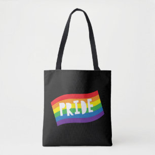 Pride Rainbow Flag Tote Bag