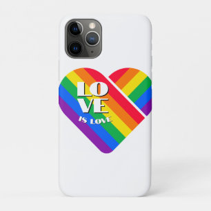Pride Rainbow Heart iPhone 11 Pro Case