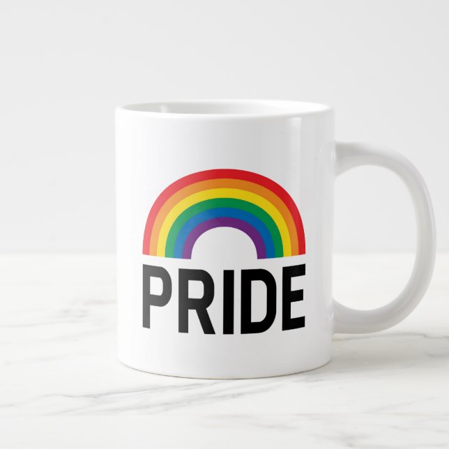 Pride Rainbow Large Coffee Mug (Right)