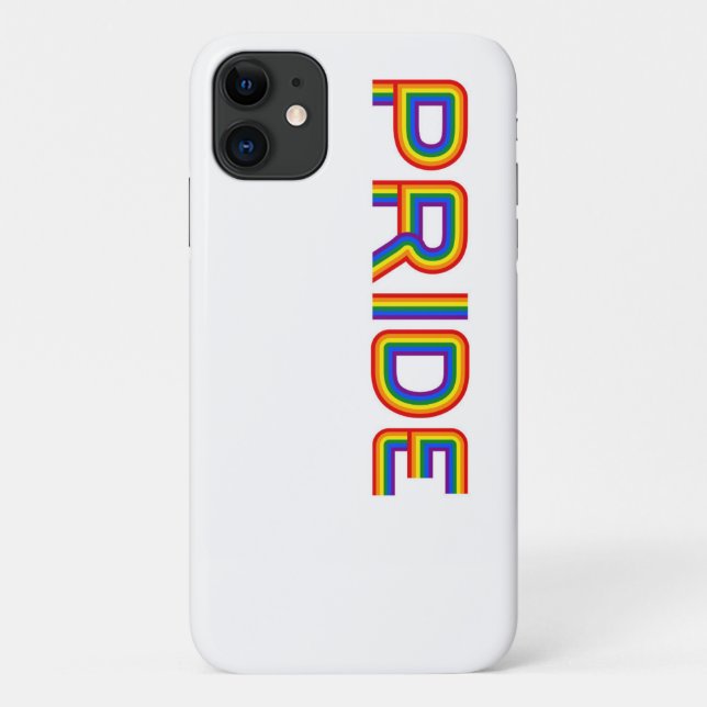 Pride | Rainbow Letters Case-Mate iPhone Case (Back)