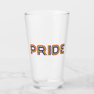 Pride   Rainbow Letters Glass