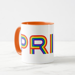 Pride   Rainbow Letters Mug