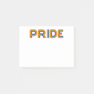 Pride   Rainbow Letters Post-it Notes