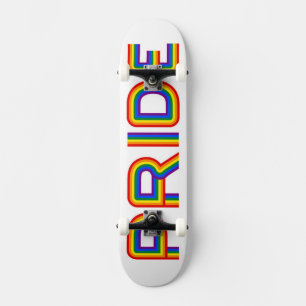 Pride   Rainbow Letters Skateboard
