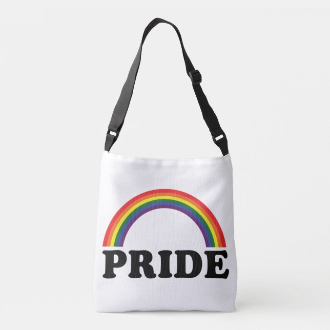 PRIDE Rainbow LGBT tote bag purse backpack (Back)