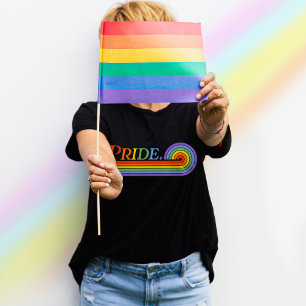 Pride Rainbow LGBTQ Girls Basic Dark T-Shirt