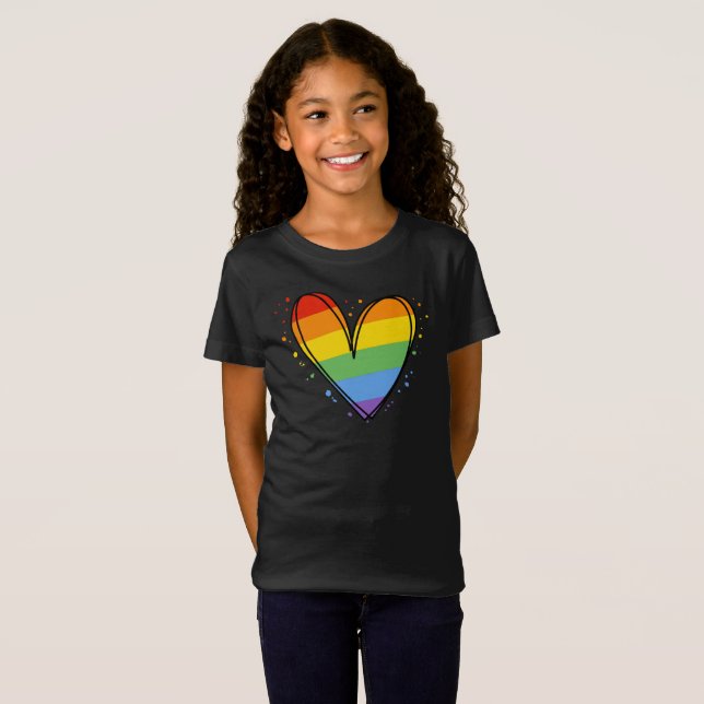  Pride Rainbow LGBTQ T-Shirt (Front Full)