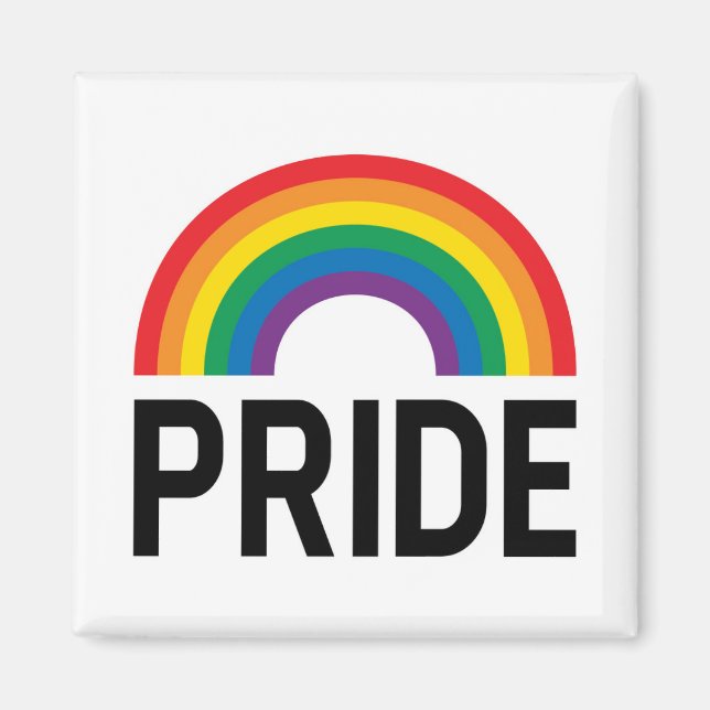 Pride Rainbow Magnet (Front)