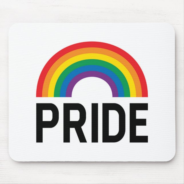 Pride Rainbow Mouse Mat (Front)