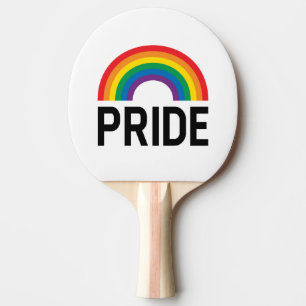 Pride Rainbow Ping Pong Paddle
