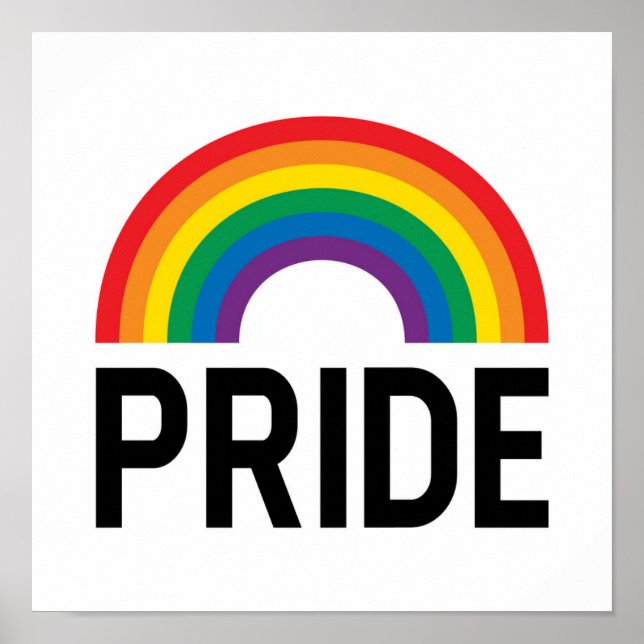 Pride Rainbow Poster (Front)