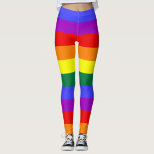 Pride rainbow print cool Leggings