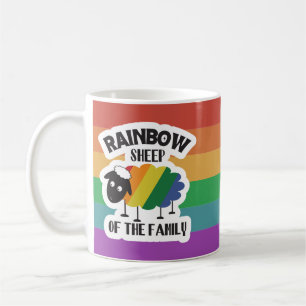 Pride Rainbow Sheep of the Family Coffee Mug