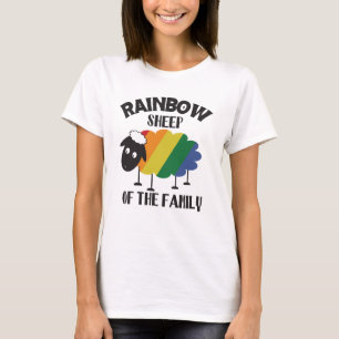 Pride Rainbow Sheep of the Family T-Shirt