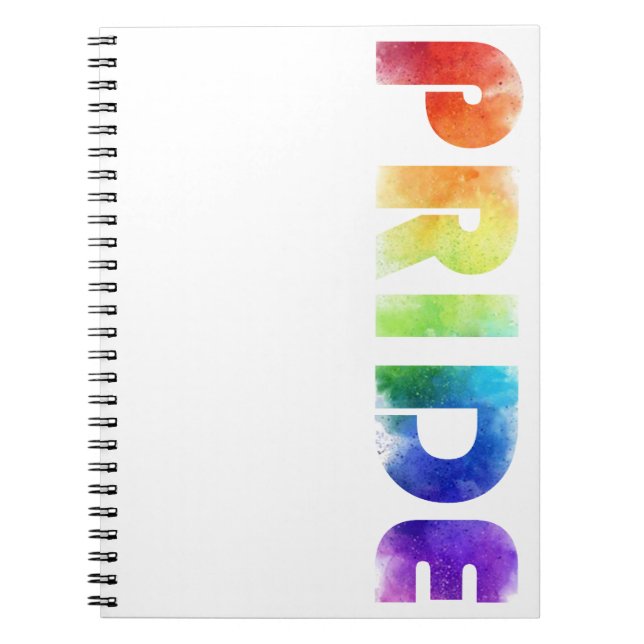 Pride Rainbow Theme Notebook (Front)