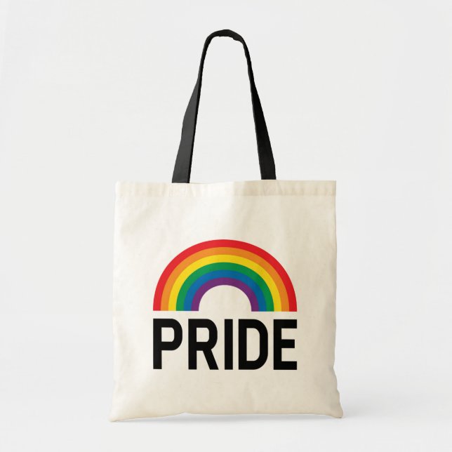 Pride Rainbow Tote Bag (Front)