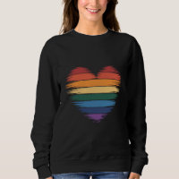 Pride Rainbows Heart Print LGBT Gay Pride
