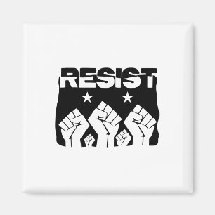 Pride Resist Revolution Fist Political Resistance Magnet