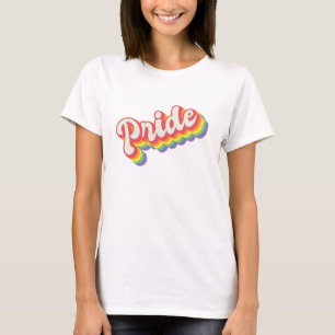Pride Retro Typography T-Shirt