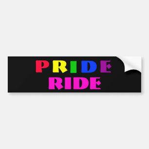 Pride Ride II Bumper Sticker