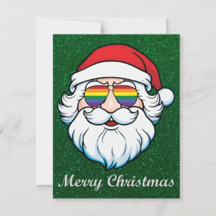 Pride Santa Christmas Greeting Card