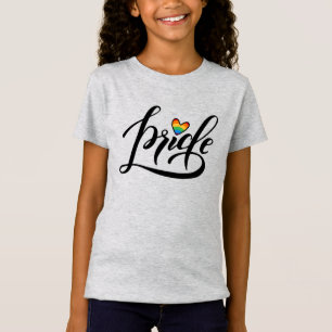 Pride Script Heart T-Shirt